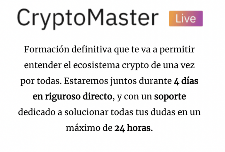 💭 Opinión CryptoMaster PRO 2022 de Arnau Ramió: ¿es para ti?